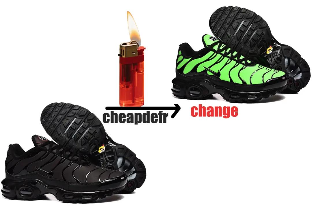 NIKE TN AIR MAX PLUS NOIR VERT