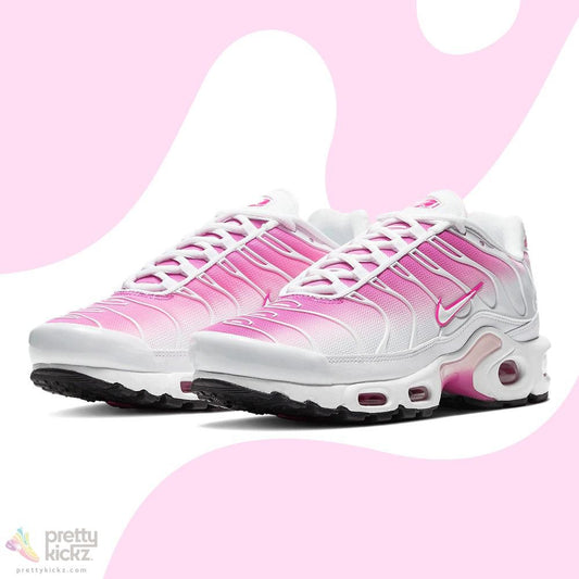 NIKE TN AIR MAX PLUS ROSE BLANC