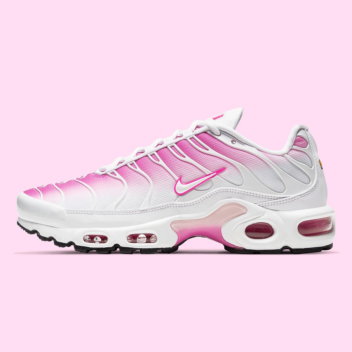 NIKE TN AIR MAX PLUS ROSE BLANC